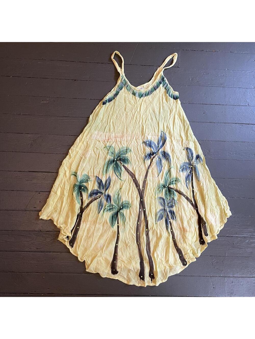 Unbranded Women's Yellow and Multi Dress